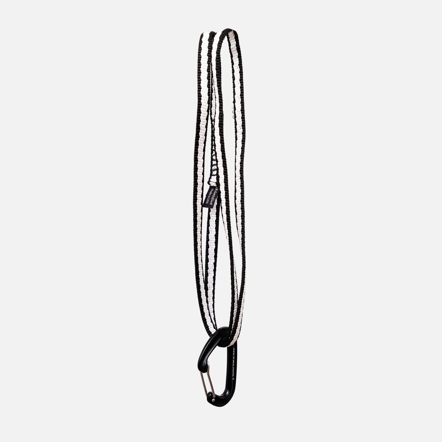 Sling with carabiner attached